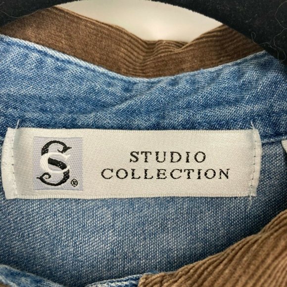 Studio Collection Women Front Button Shirt XL - Picture 7 of 12